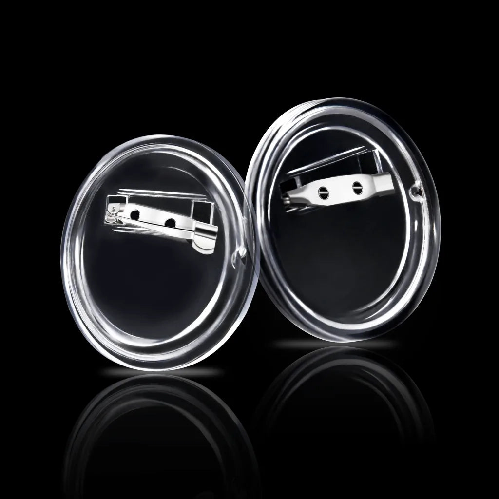 Bottoni per Badge con Spilla 100 Set in Acrilico 44 mm 30161