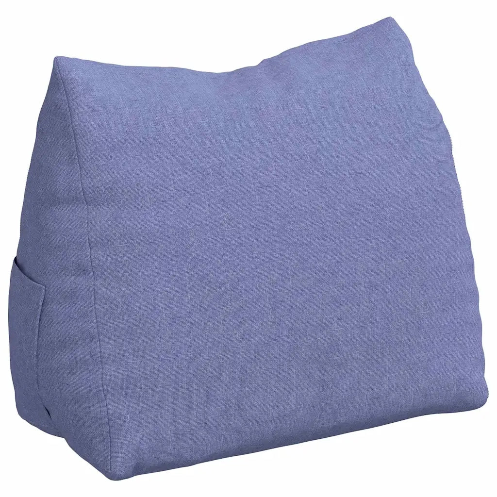 Cuscino per Schiena Blu jeans 45 x 20 x 35 cm Tessuto
