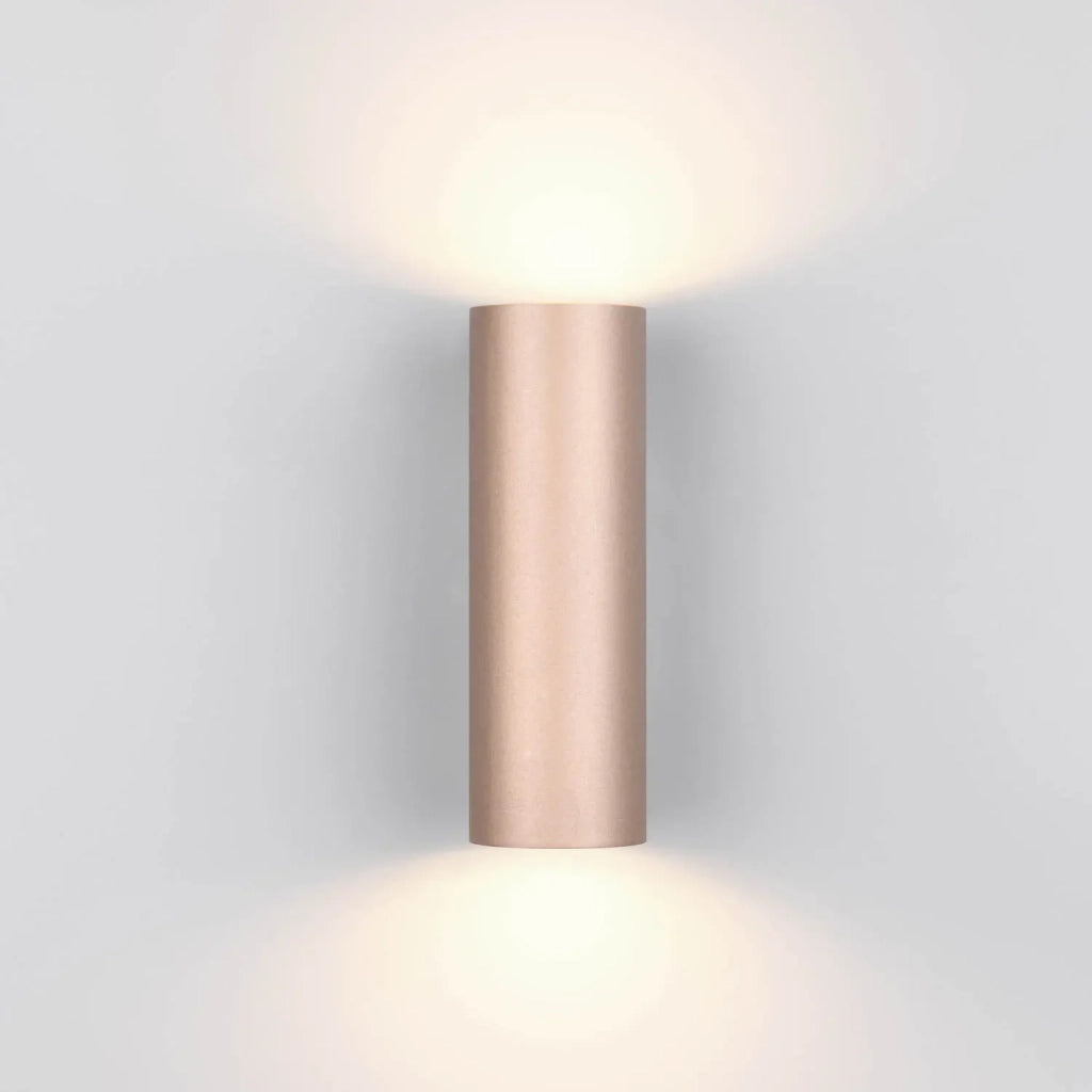 LÚZETE - APPLIQUE DA PARETE 2 LUCI BIDIREZIONALE METALLO COFFEE/GRIGIO GU10 GRAFTON