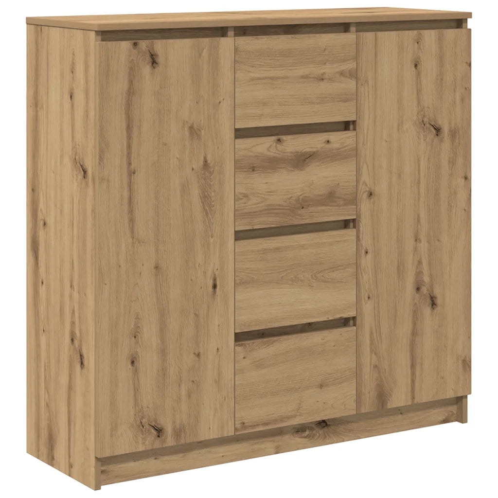 Credenza con Cassetti Rovere Artigianale 100,5x35x98,5 cm 3328461