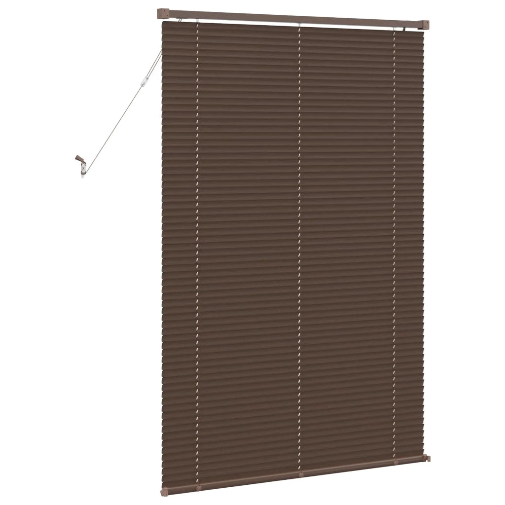 Tenda Veneziana Marrone Scuro con Motivo 150 x 70 cm PVC 42003787