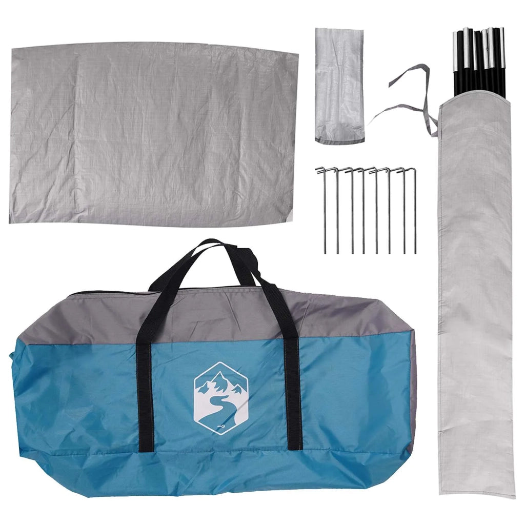 Tenda da auto Blu 239 x 210 x 210 cm Poliestere e Acciaio 42028536