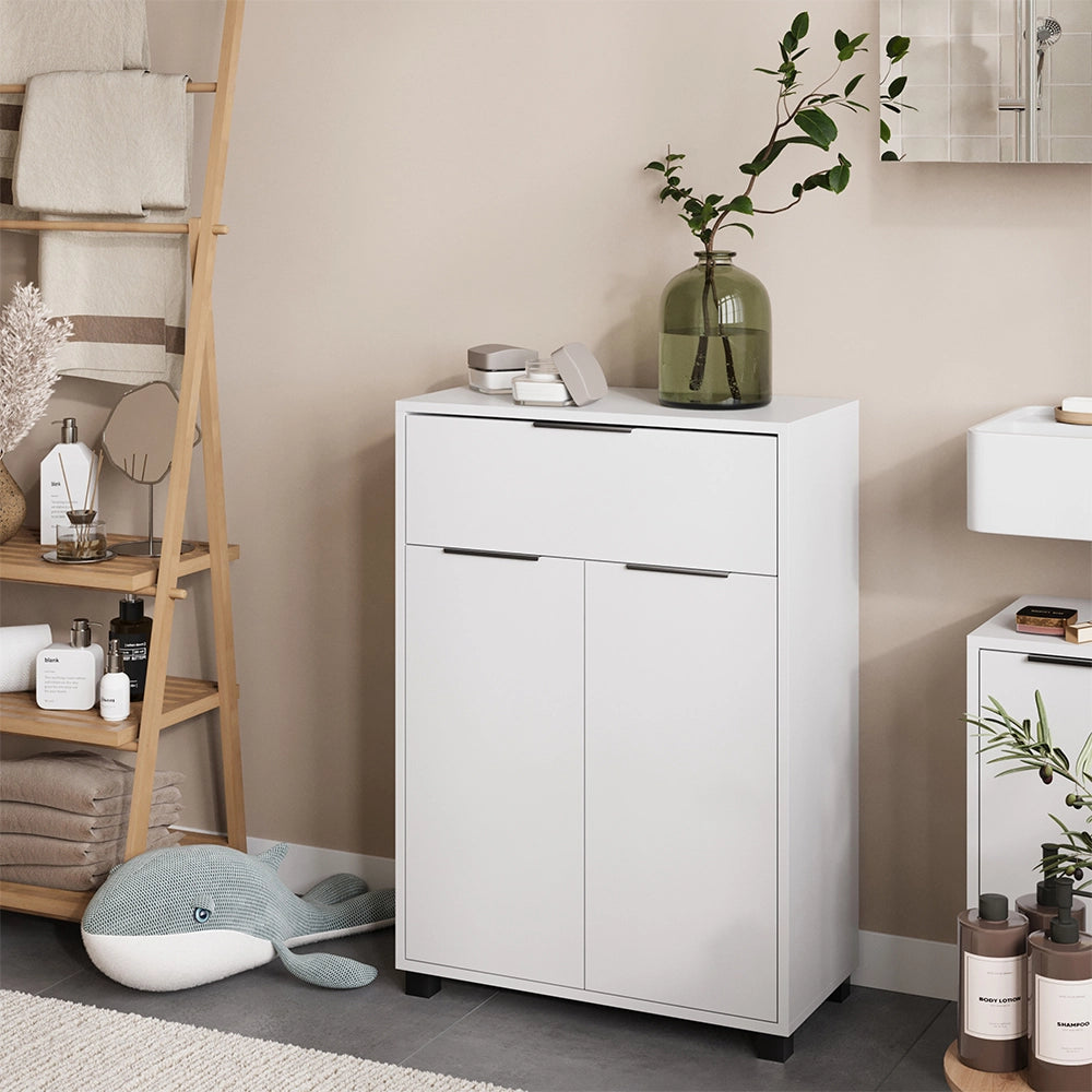 Vicco cassettiera da bagno Bianco 60 x 86 cm con 3 scomparti