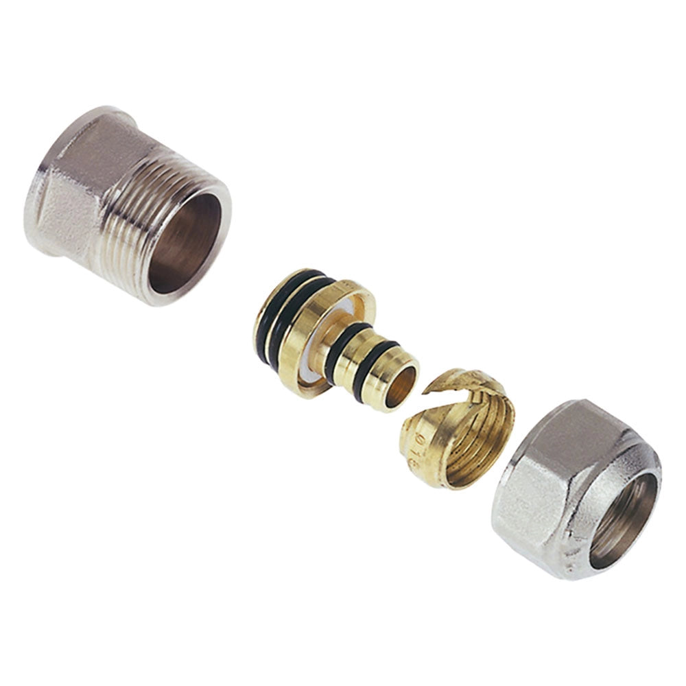 RACCORDO A STRINGERE DIRITTO 'ART. 532 / 542' 'art.532' - 16 x 1/2 - femmina  - ICMA