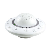 Luce notturna musicale per bambini modello BC-125GS con ninne nanne e rilevamento sonoro Bianco / Grigio Alecto