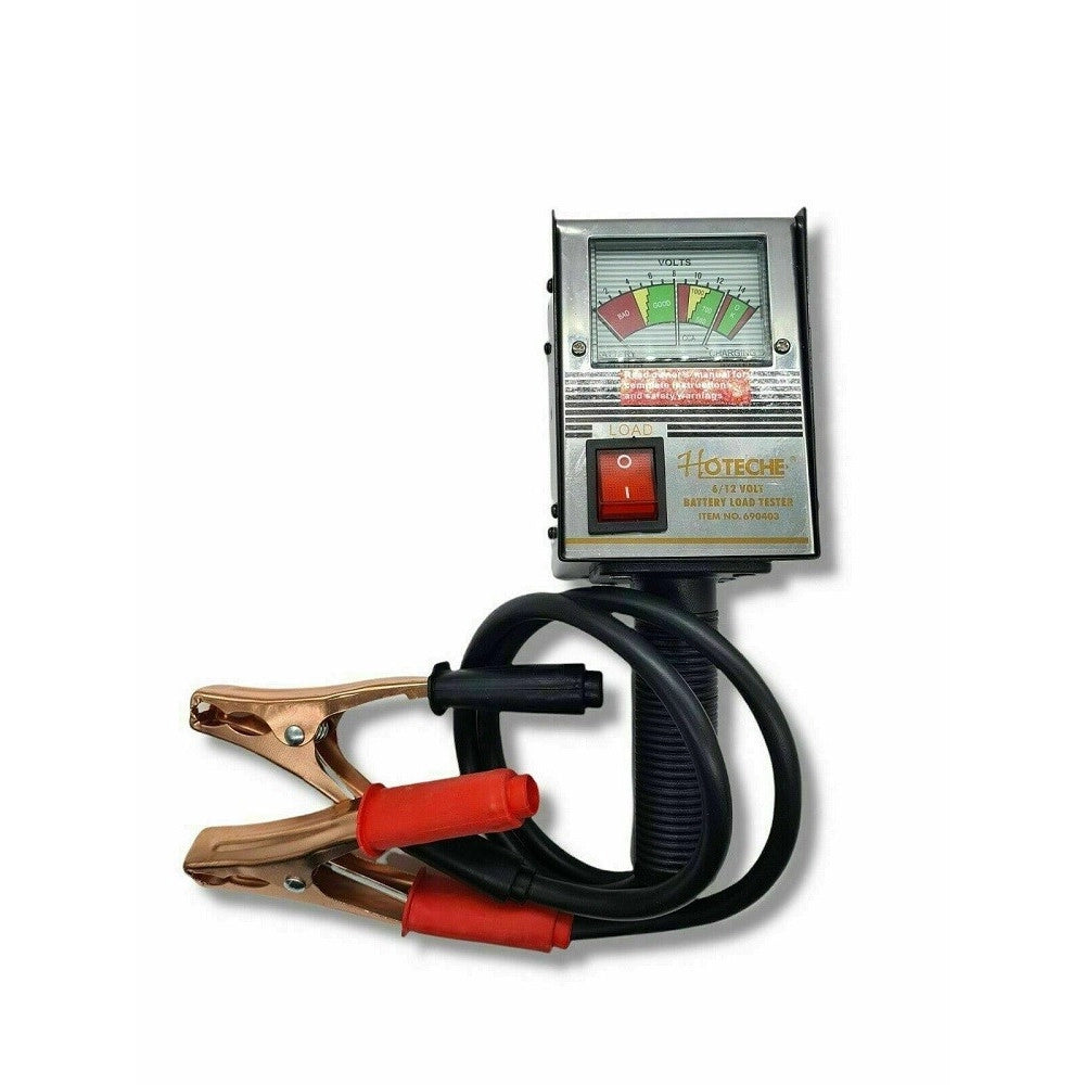 Trade Shop - Tester Batteria Analogico 6-12 Volt Per Auto Bus Moto Barca Camion 125a 690403 -