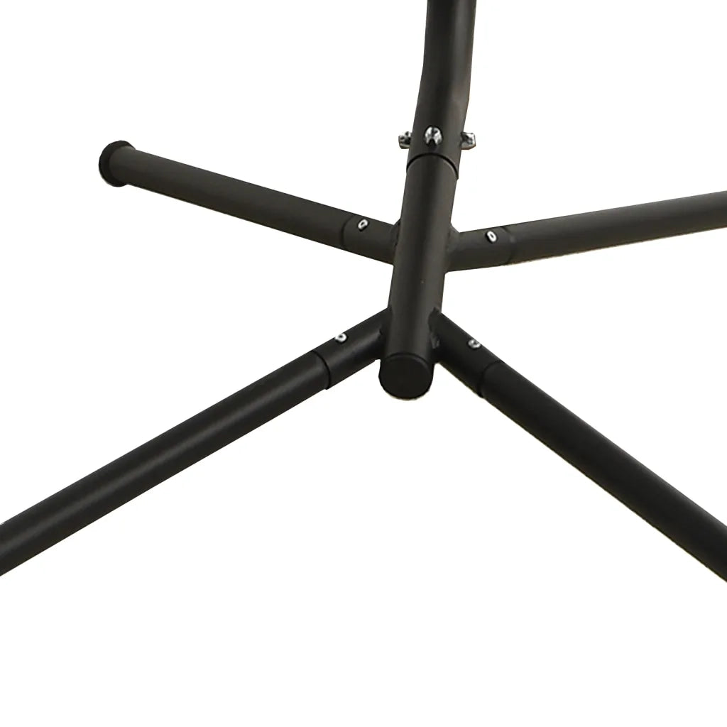 Sedia Dondolo Giardino con Cuscino Crema Tessuto Oxford Acciaio CFW3787156