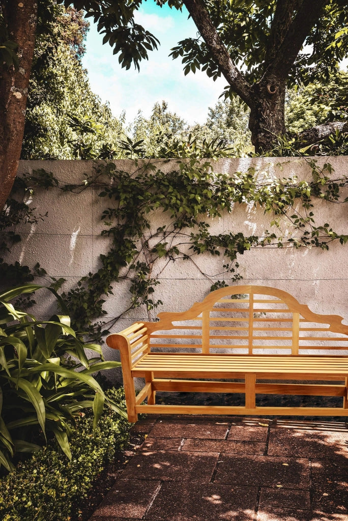 Panca da giardino in legno di Teak - KLYTIA