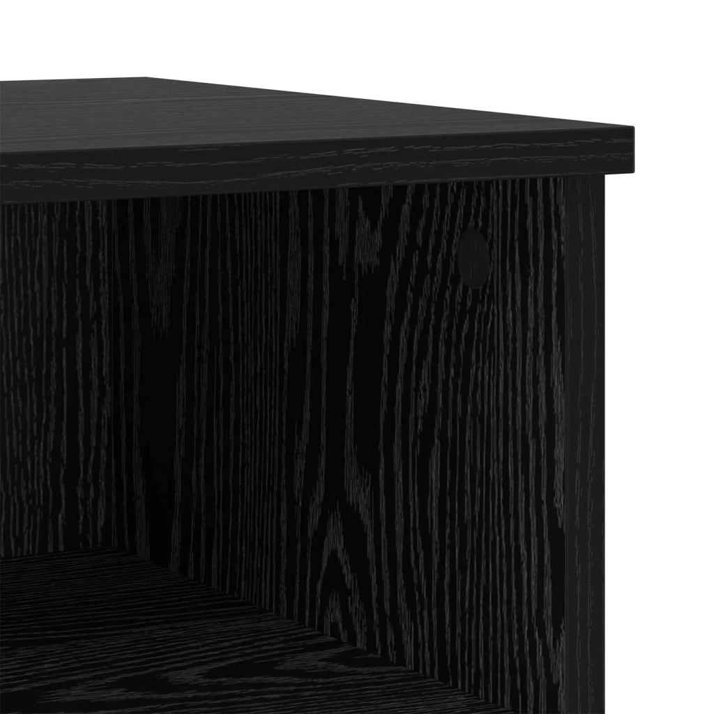 Armadietto per letto con cassetto Rovere Nero 40 x 35 x 50 cm CFW6308597