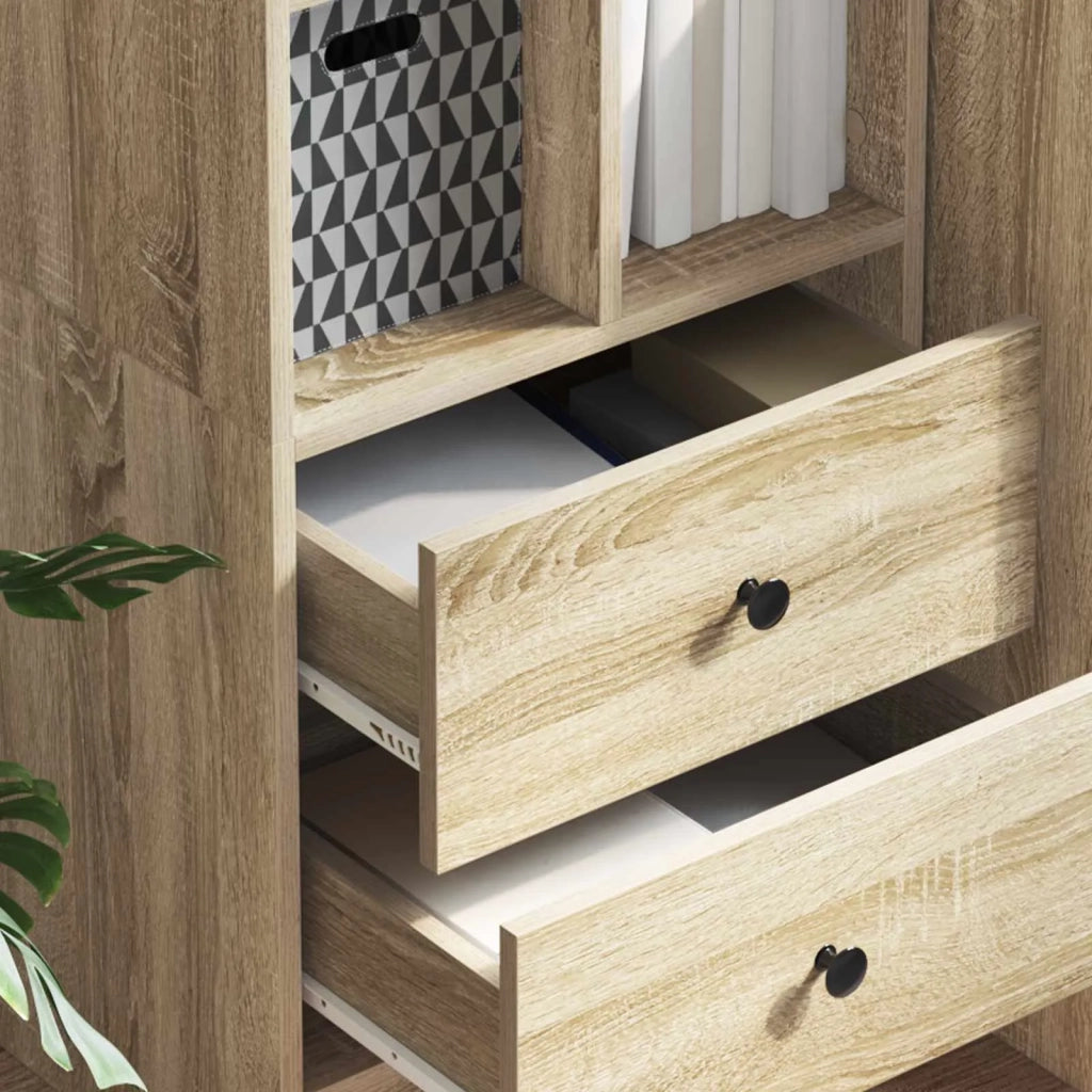 Credenza con cassetto Rovere Sonoma 45,5 x 34 x 127 cm 869364