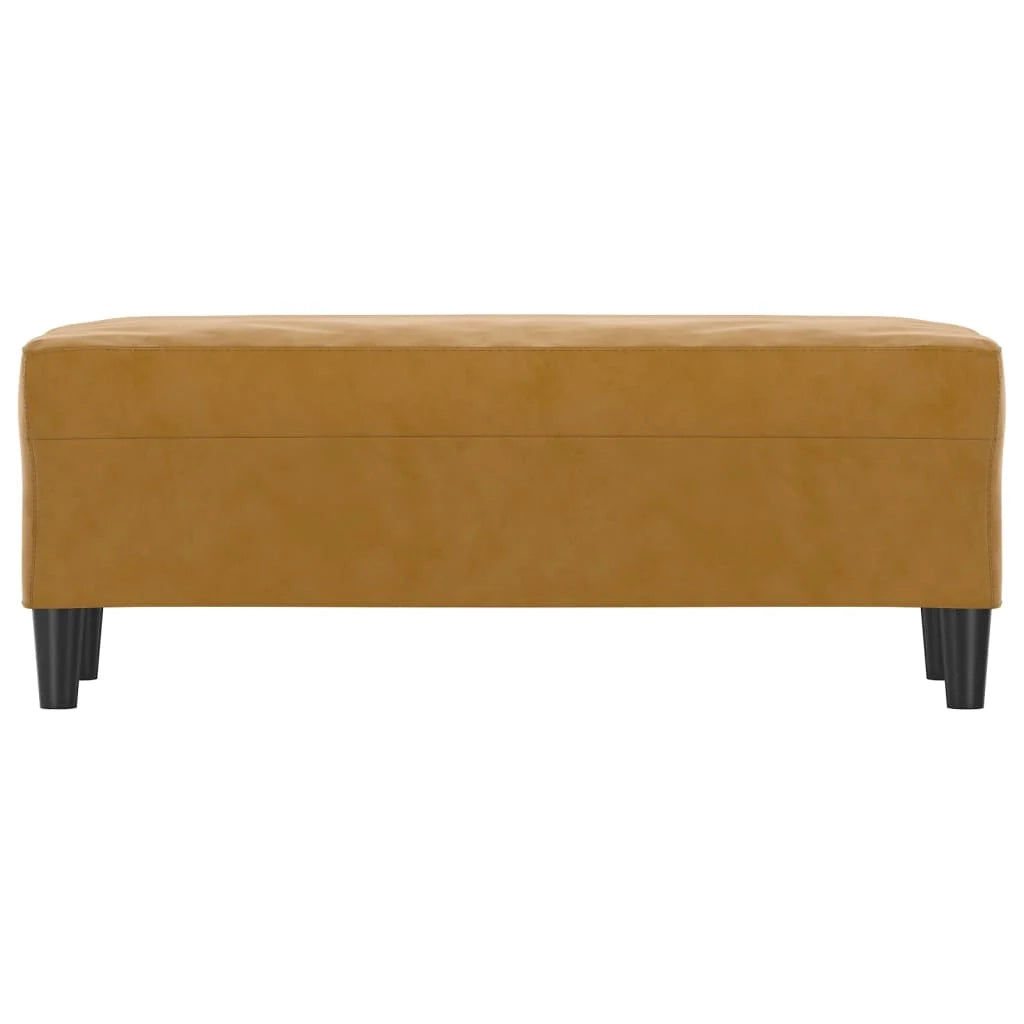 Panca/panca 100 x 35 x 41 cm velluto marrone 02_0010613