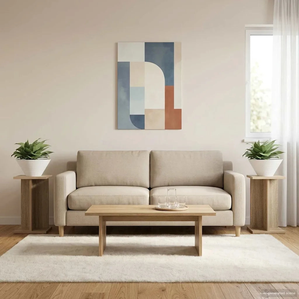 Supporto per piante 2 pz Rovere Sonoma 25 x 25,5 x 40,5 cm 899679