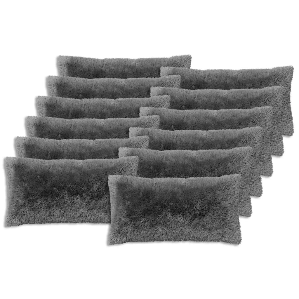 Cuscino con cuscino HEERLEN 2 pz Verde chiaro Fleece PV 925948