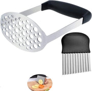 Spazzola per Patate - Design Ergonomico - 1 pezzo - Acciaio Inossidabile