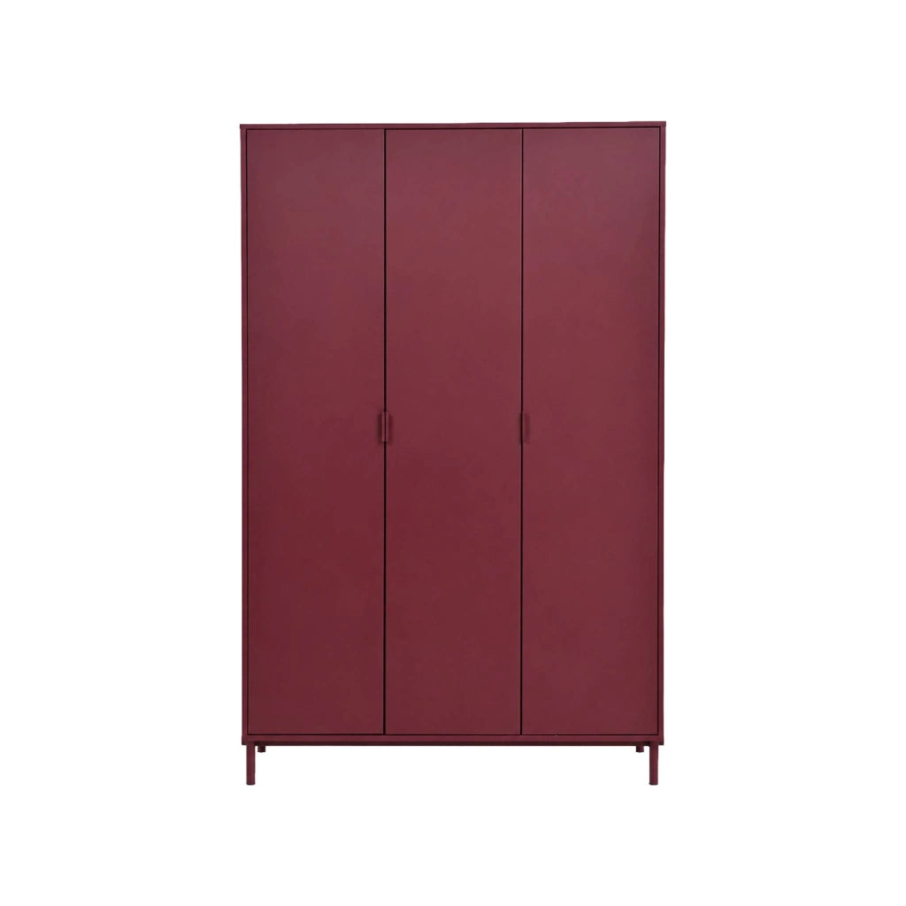 Guardaroba decorativo in legno e metallo 5 ripiani 1 appendiabiti,