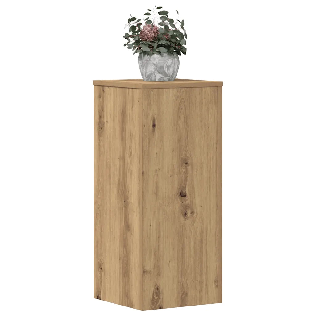 Supporti per piante | Sostegno per piante 2 pz Rovere 30x30x70 cm in Multistrato