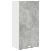 Armadio pensile | Mobile da Cucina Grigio Cemento e Bianco 50 x 31 x 100 cm