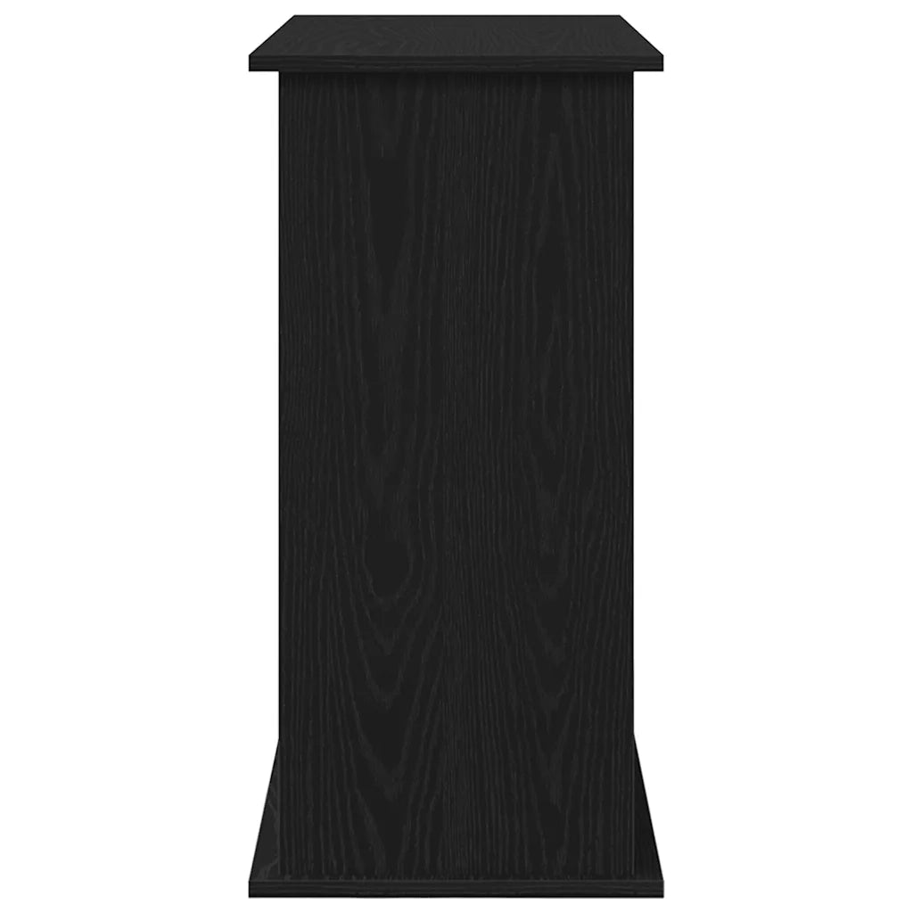 Supporto per acquario in rovere nero 81x36x73 cm in legno ingegnerizzato 862155