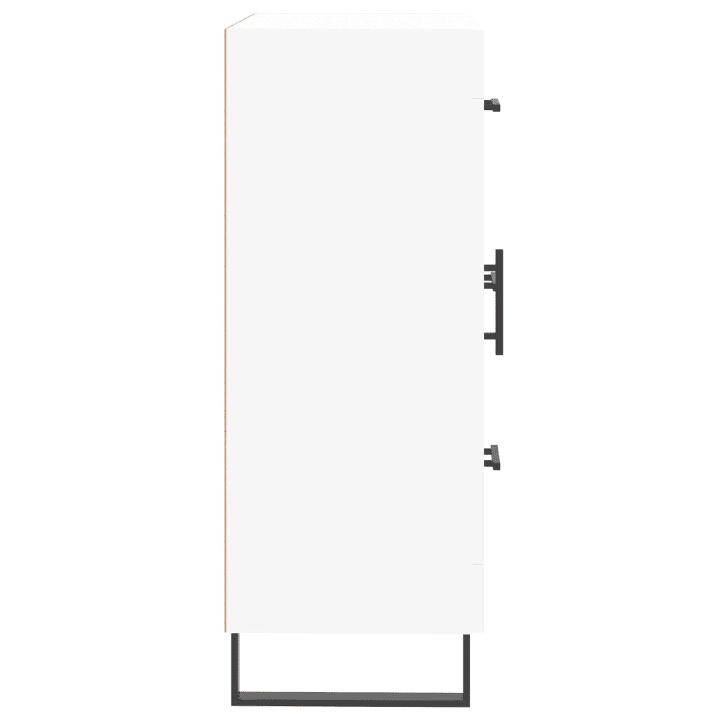 Credenza | Madia | Buffet da pranzo | Armadio da pranzo Bianca 69,5x34x90 cm in Legno Multistrato