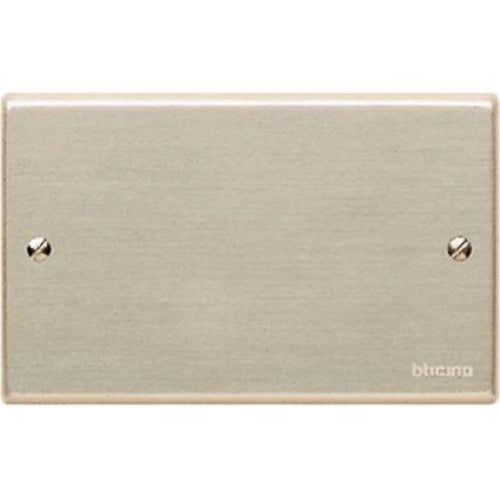 MAGIC - PLACCA CIECA IN ALLUMINIO ANODIZZATO - FISSAGGIO CON VITI SU SUPPORTO 503R - 2PZ