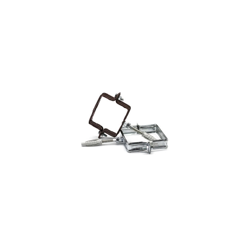 COLLARE PER PLUVIALE QUADRO PREVERNICIATO 100x100 mm - 2 pezzi