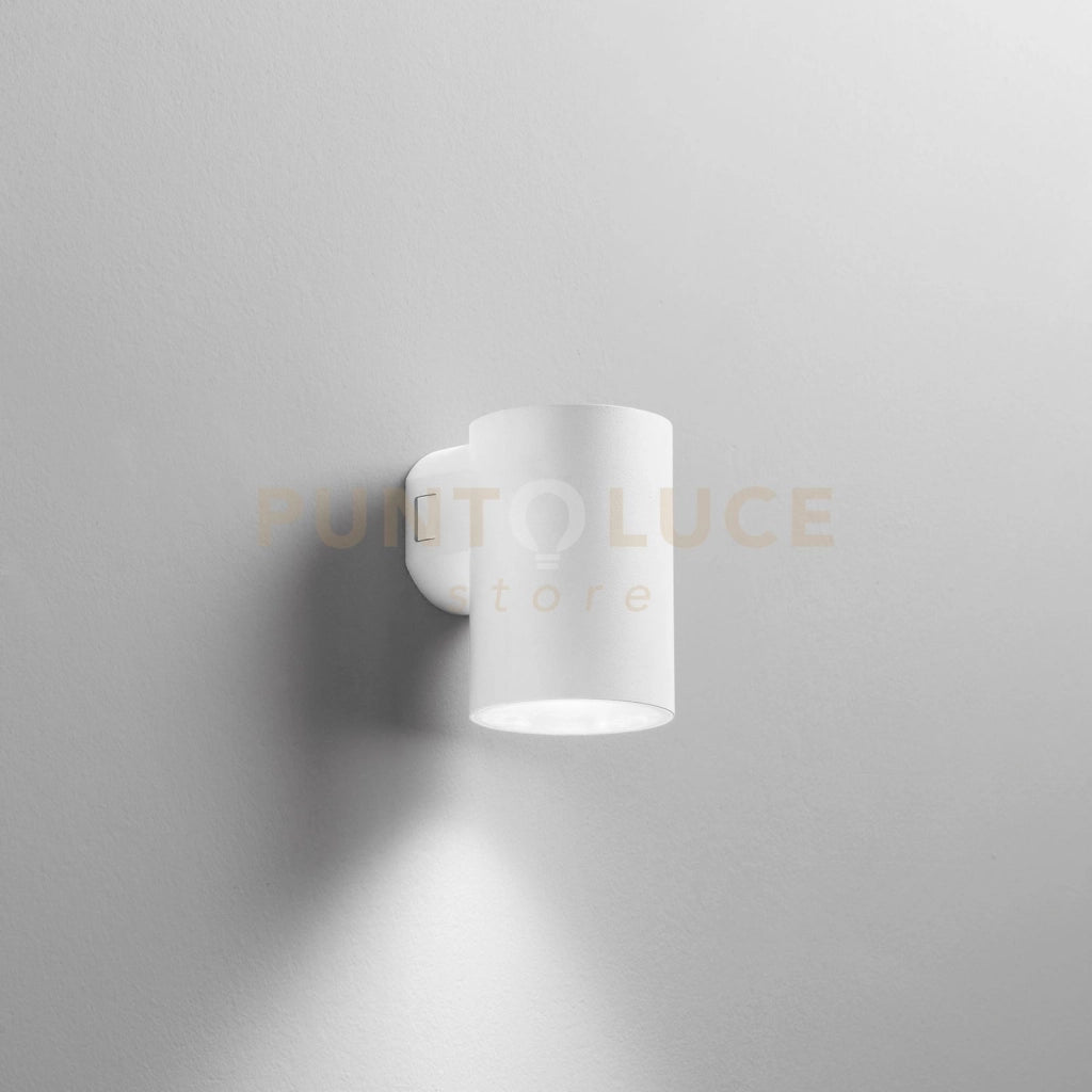 APPLIQUE LED POLO BIANCA TONDA 8W 980LM CCT 3000K / 4000K IP65 7,8X9,9X11,5CM