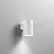 APPLIQUE LED POLO BIANCA TONDA 8W 980LM CCT 3000K / 4000K IP65 7,8X9,9X11,5CM