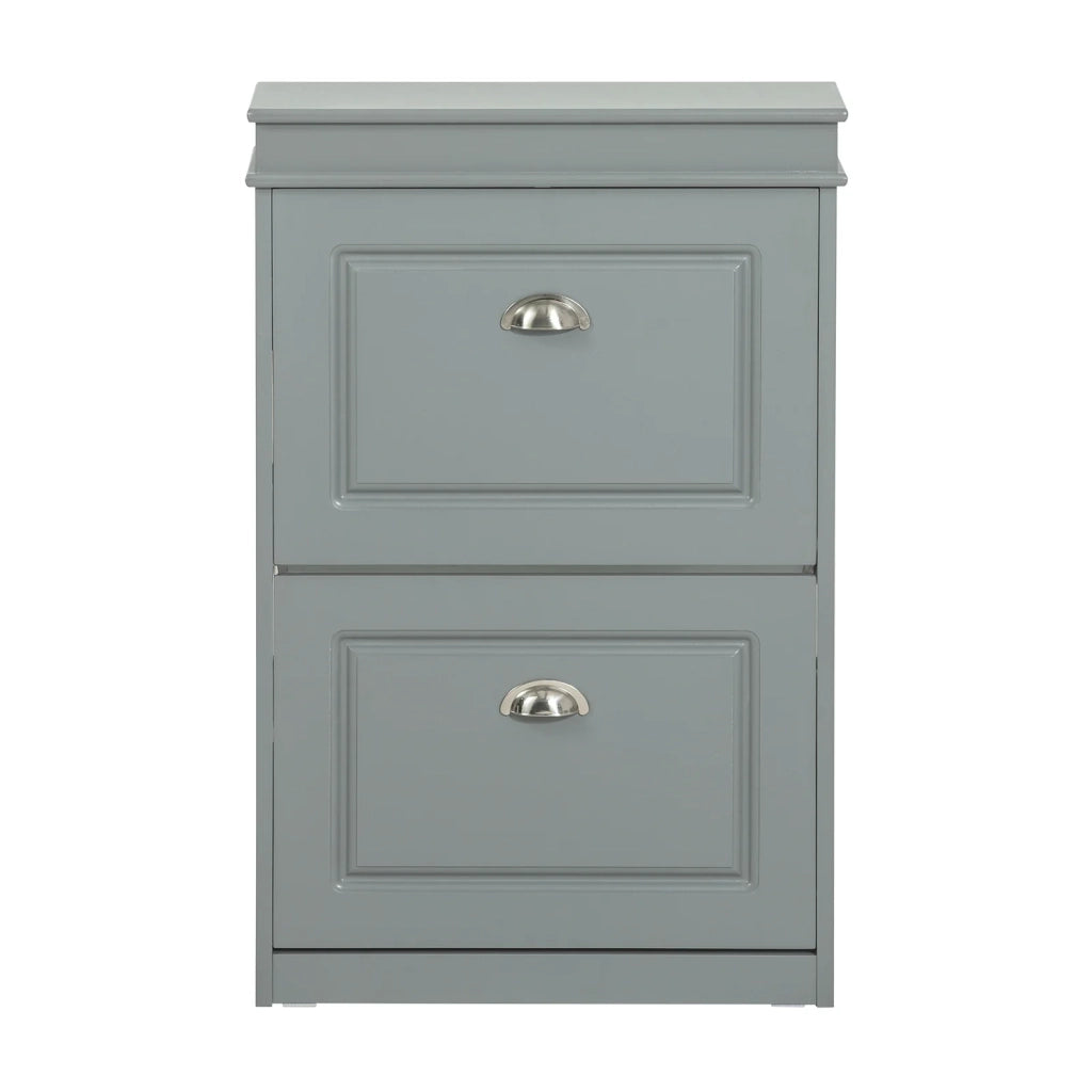 Scarpiera Salvaspazio Slim Portascarpe Salvaspazio Regolabili 54x24x83cm Grigio FSR78-HG