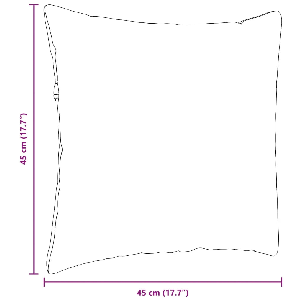 Cuscini da Divano 2 pz | Cuscini per sedie Blu 45 x 45 cm Tessuto