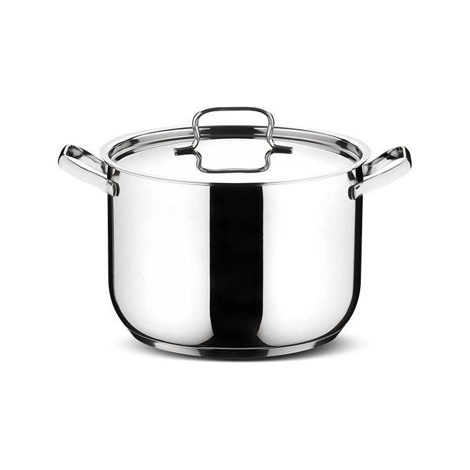 Lagostina LAG615A18 Sfiziosa Pentola 2 Manici Acciaio Inox 18-10 18 cm Fondo Incapsulato Induzione colore Grigio