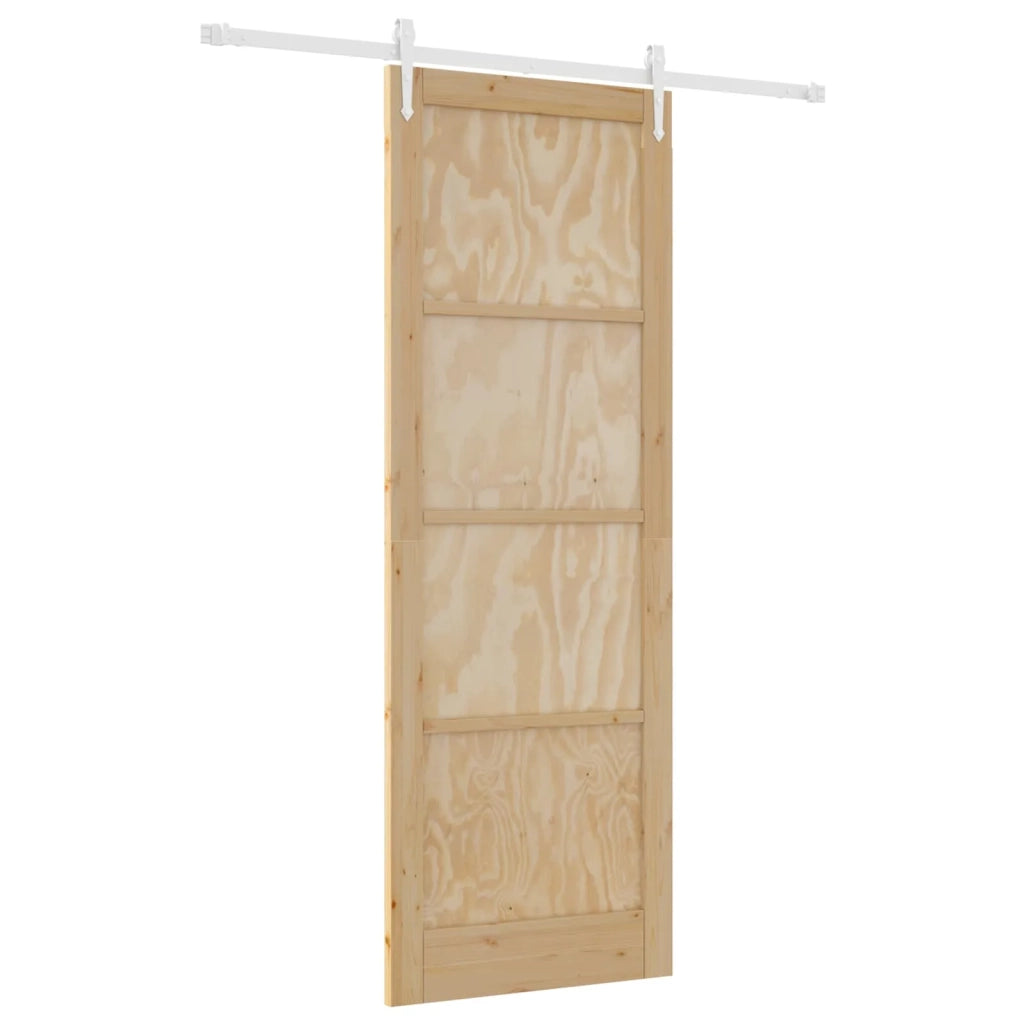 Porta scorrevole ORKDAL 83 x 232 cm Legno Massello di Pino 3445571