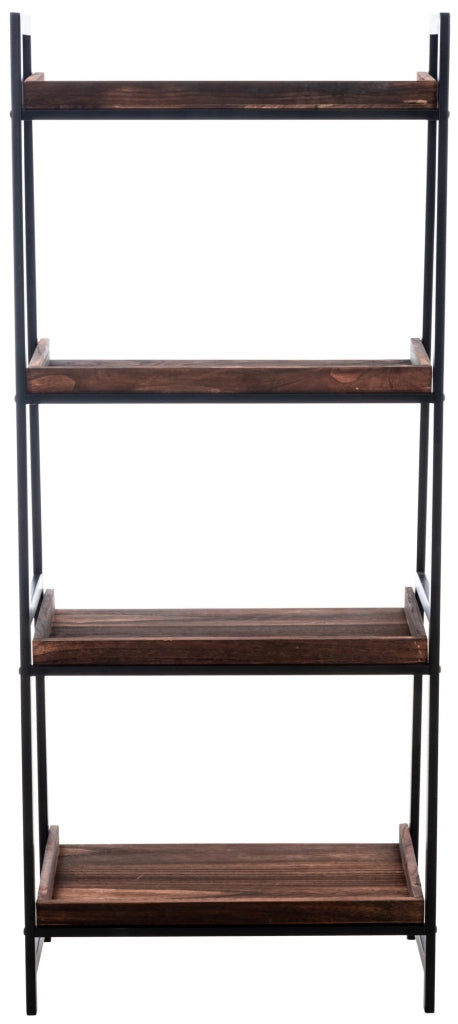Scaffale con ripiani portaoggetti Dahn marrone