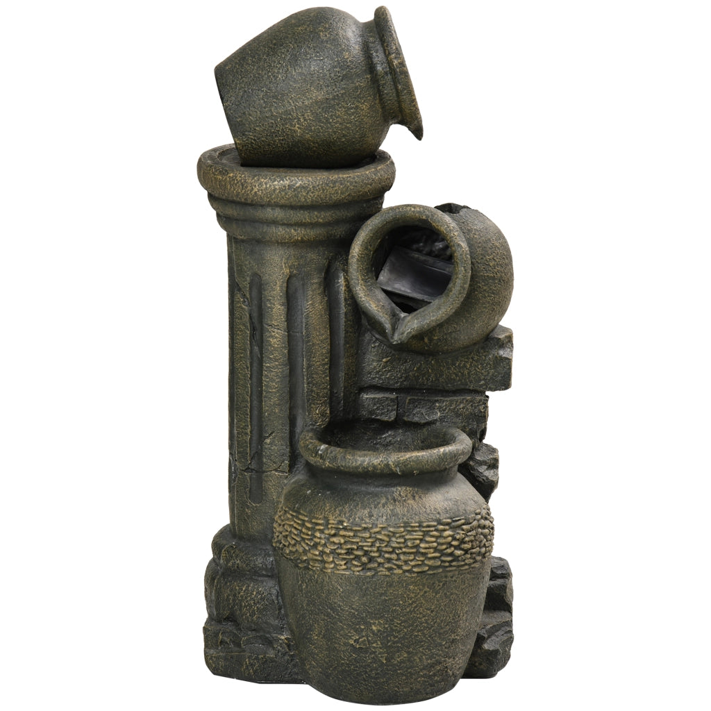 Fontana da Giardino ¨C zephmum ¨C Grigio 25x24x60 cm
