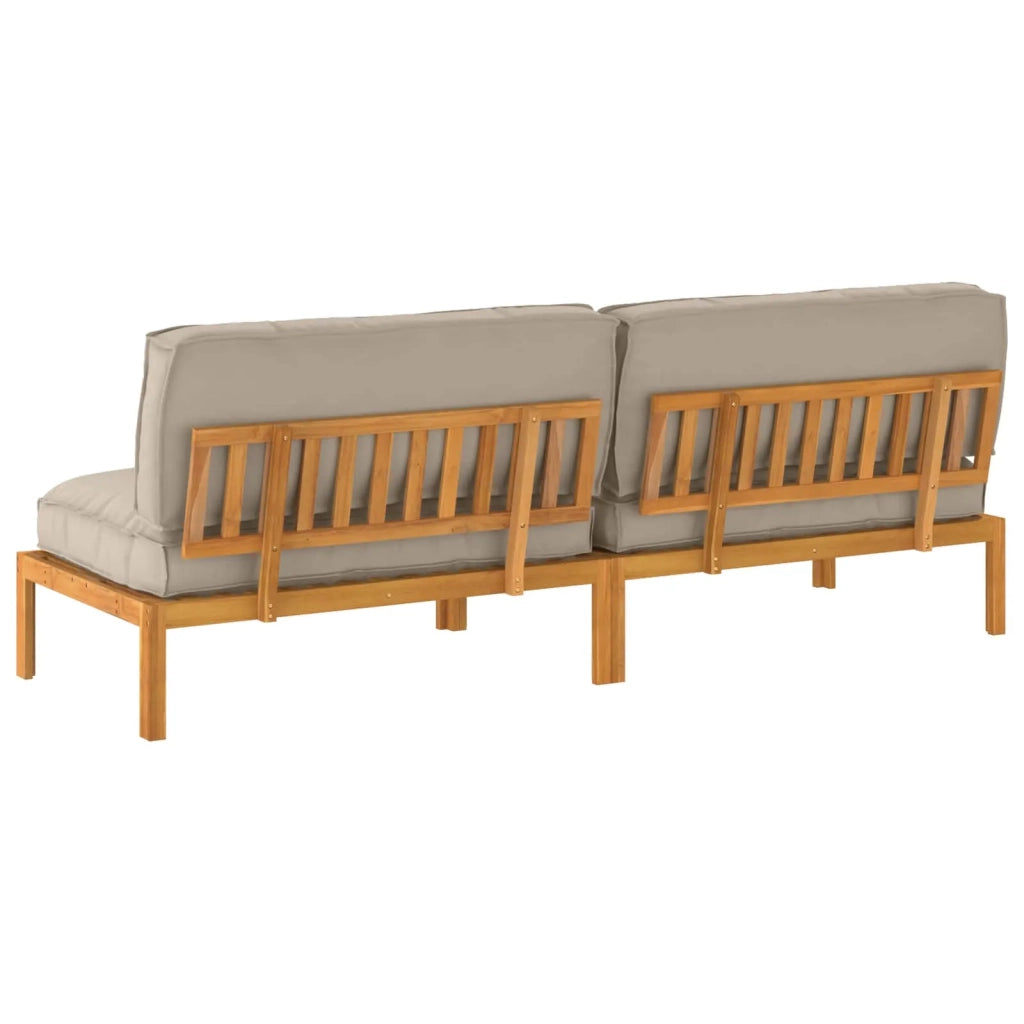 Set di divani Talpa 240 x 92 x 69 cm Legno di Acacia Massello 3418221