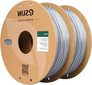 Filamento PLA Plus - Diametro 1.75mm - Precisione +/- 0.03mm - 1KG per Bobina - 2 Bobine - Colore Argento