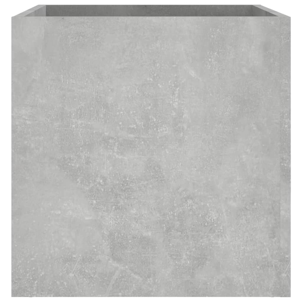 Fioriera rialzata per piante fiori terrazza giardino 40 x 40 x 40 cm legno ingegnerizzato grigio 02_0037553