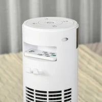 Ventilatore a Colonna con 3 Velocità e 4 Modalità, Timer di 12h, Pannello LED e Telecomando, Bianco