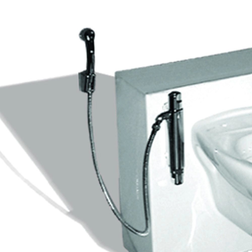 Parete attrezzata di cm h 60 con vaso sospeso, miscelatore e doccetta
