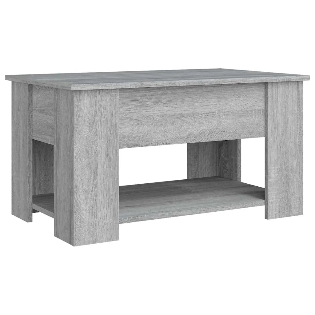 Tavolino da Salotto Grigio Sonoma 79x49x41 cm Legno Multistrato 819276