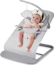Wipstoletto Ergonomico per Bambini con 3 Posizioni Regolabili, Sedile per Bambini Portatile, Design a Maglia, 2-9 kg, 0-6 Mesi