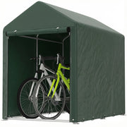 Tenda Garage per Biciclette ¨C Xylo ¨C 180x120x165 cm Verde Impermeabile Anti-UV