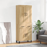 Credenza Rovere Sonoma 69,5x34x180 cm in Legno Multistrato 3199900