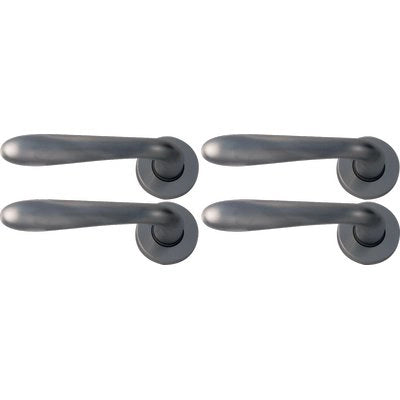 MEZZA MANIGLIA GOCCIA CROMO - ZAMA CROMO SATINATA Q8 SX CF=PZ 4