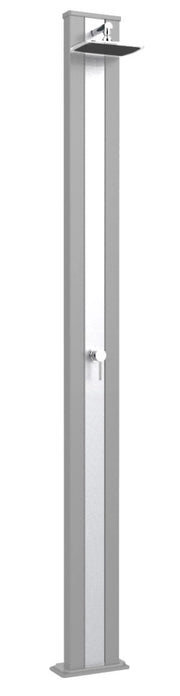 Doccia Solare da Esterno Giardino 30L Miscelatore Arkema Spring S Fascia Inox Sabbia