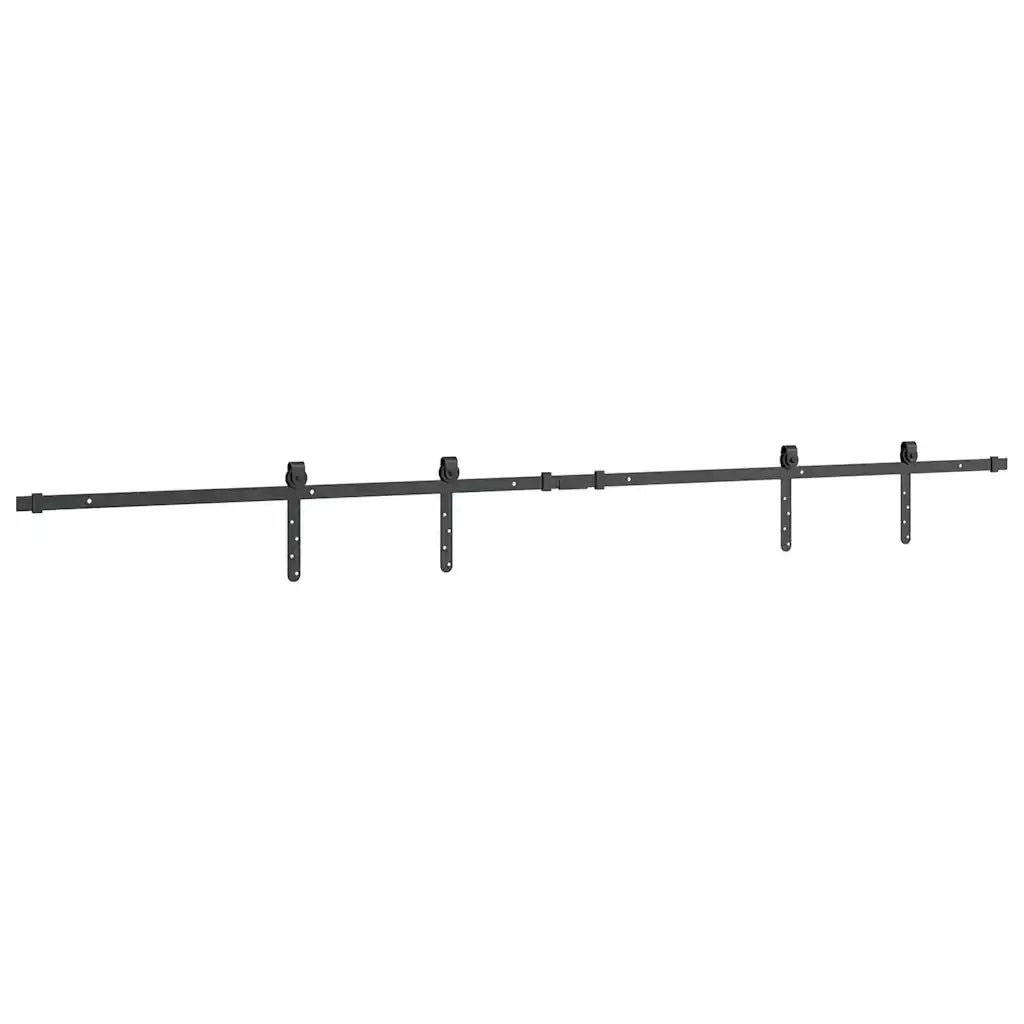 Kit Anta Scorrevole Armadio in Acciaio al Carbonio 113 cm