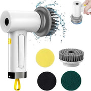 Scrubber elettrico per pulizia - 3 setole - impermeabile - per pavimenti di cucina e bagno