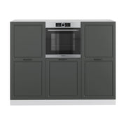 Vicco Cucine componibili piccole Antracite casa di campagna/bianco 180 cm senza piano di lavoro