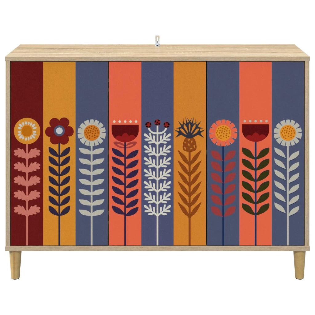 Credenza ESSEN Sonoma 102 x 33 x 75 cm Legno ingegnerizzato 8006962