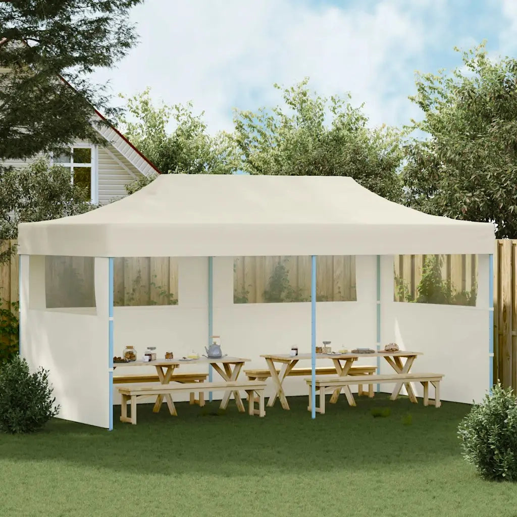 Tenda per Feste Pop-Up Pieghevole Crema 3 x 6 m cod mxl 51462