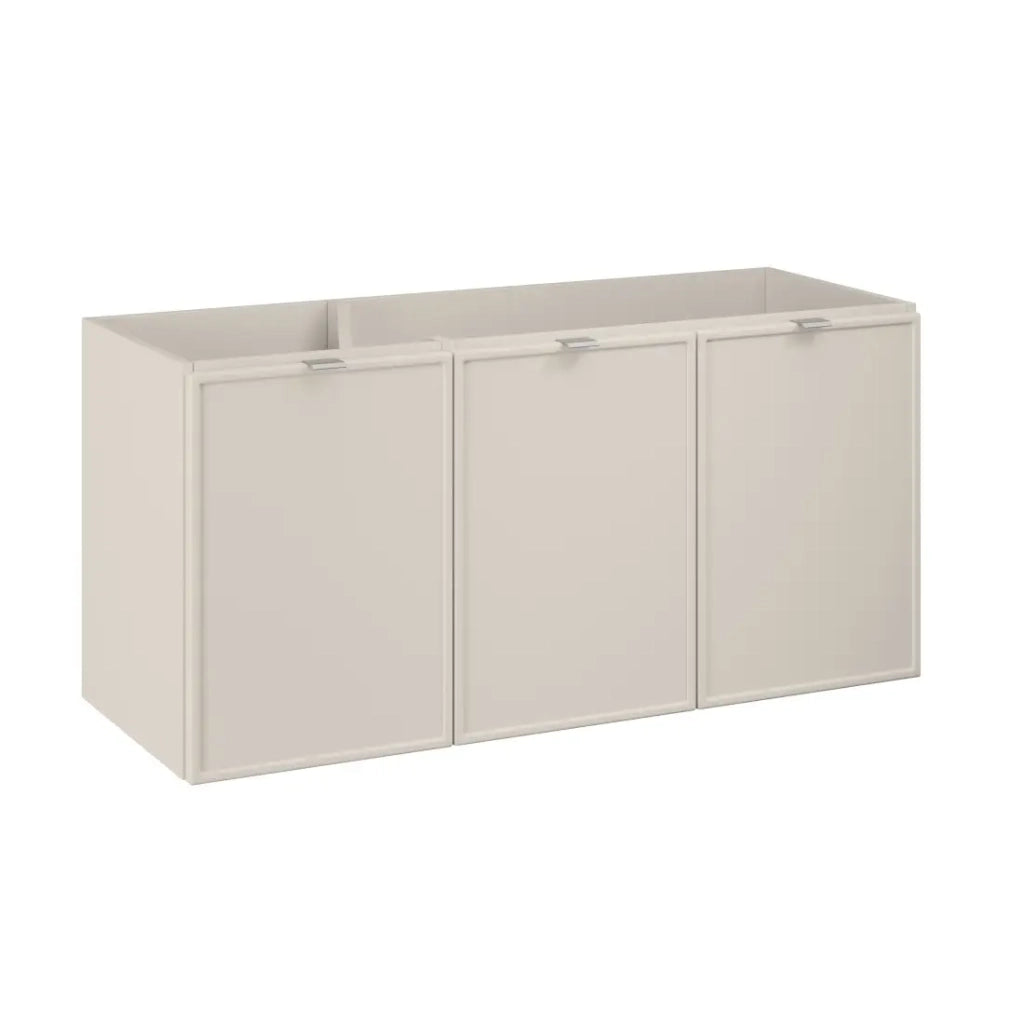 Mobile sottolavabo BRAZZA – 3 porte – Colore marrone congo – 120 cm – Da appoggiare